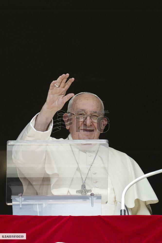 Pope Francis Leads The Sunday Angelus  - Vatican