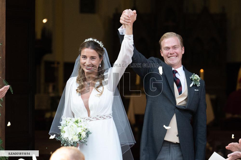 Wedding of Archiduc Alexander of Habsbourg-Lorraine and Countess Natacha Roumiantzoff-Pachkevitch - Beloeil