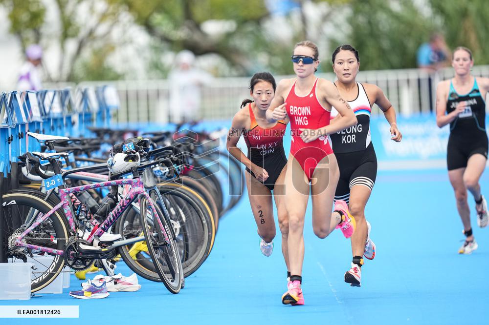 (SP)CHINA-CHUN'AN-ASIAN GAMES-TRIATHLON (CN)