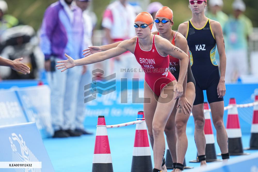 (SP)CHINA-CHUN'AN-ASIAN GAMES-TRIATHLON (CN)
