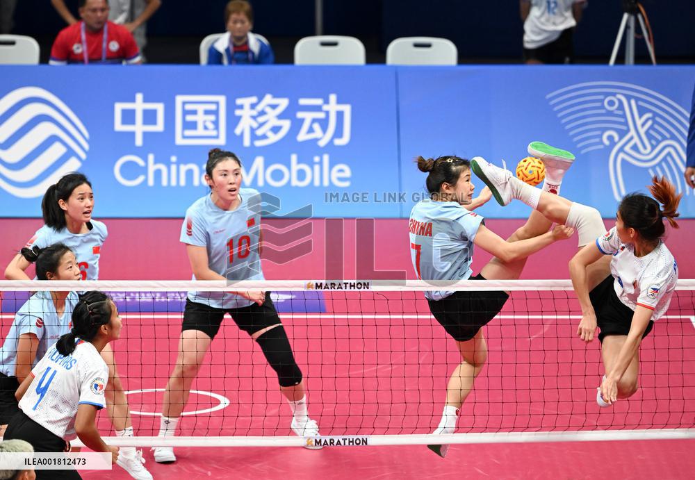 (SP)CHINA-JINHUA-ASIAN GAMES-SEPAKTAKRAW(CN)