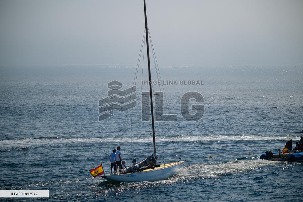 King Juan Carlos And Infanta Elena Enjoy The Third Day Of Regattas - Sanxenxo