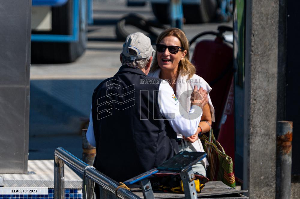 King Juan Carlos And Infanta Elena Enjoy The Third Day Of Regattas - Sanxenxo