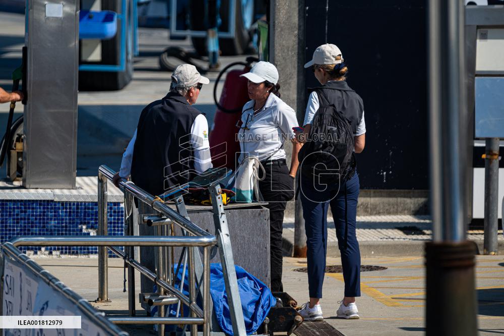 King Juan Carlos And Infanta Elena Enjoy The Third Day Of Regattas - Sanxenxo