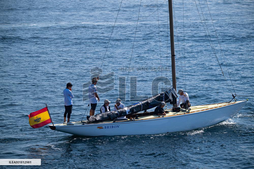King Juan Carlos And Infanta Elena Enjoy The Third Day Of Regattas - Sanxenxo