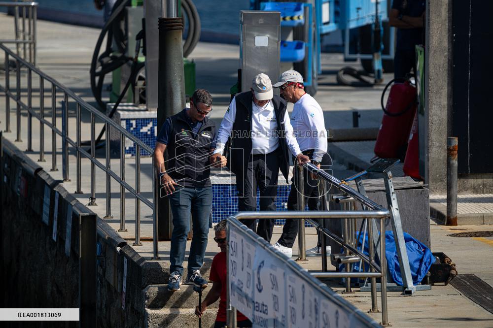 King Juan Carlos And Infanta Elena Enjoy The Third Day Of Regattas - Sanxenxo