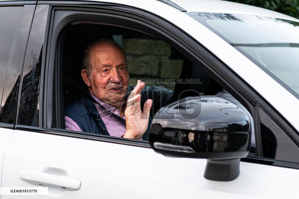 King Juan Carlos Leaves Spain After His Week - Sanxenxo