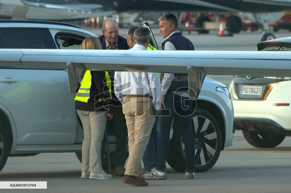 King Juan Carlos Leaves Spain After His Week - Sanxenxo