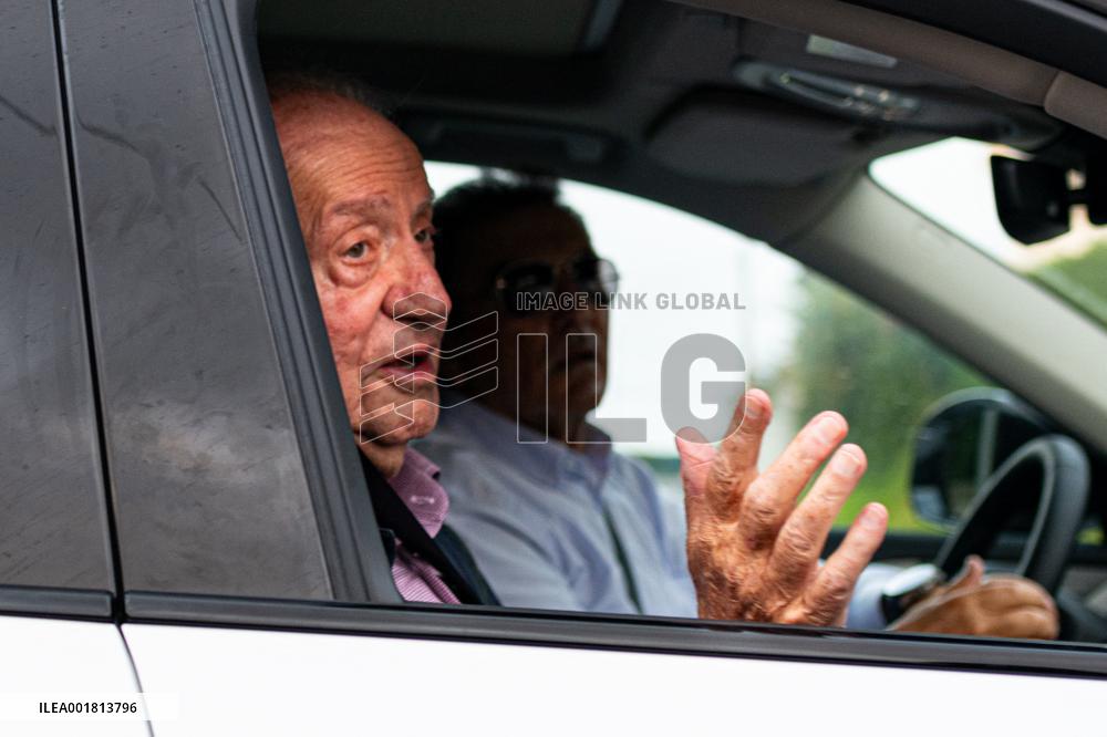King Juan Carlos Leaves Spain After His Week - Sanxenxo