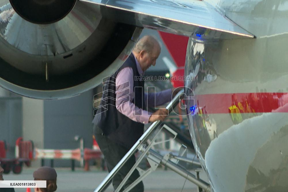 King Juan Carlos Leaves Spain After His Week - Sanxenxo