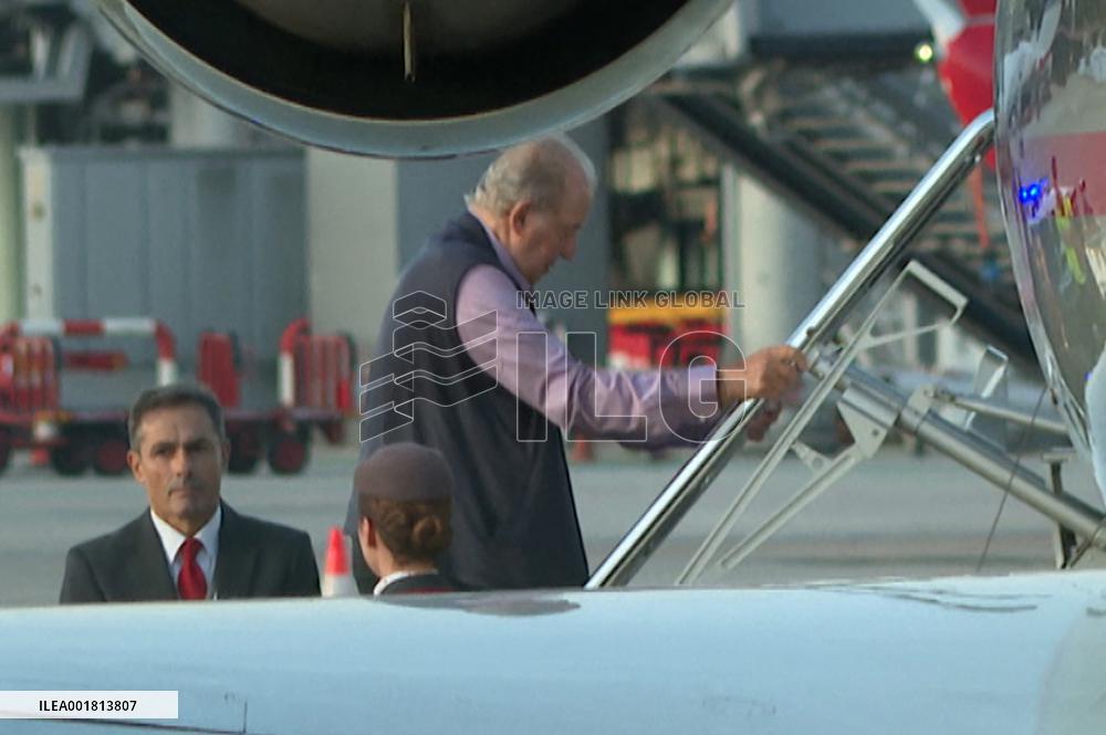 King Juan Carlos Leaves Spain After His Week - Sanxenxo