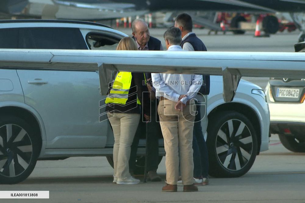 King Juan Carlos Leaves Spain After His Week - Sanxenxo