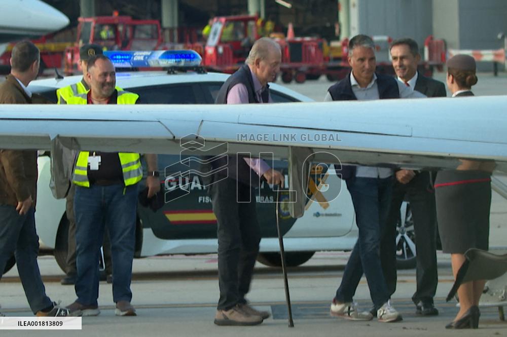 King Juan Carlos Leaves Spain After His Week - Sanxenxo