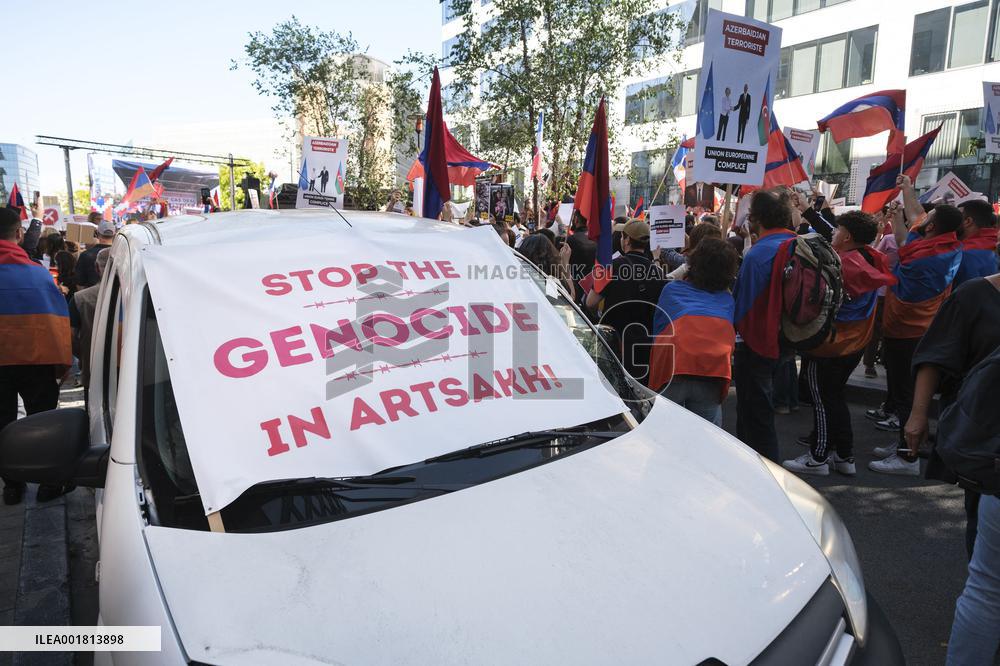 Demonstration In Support Of Nagorno-Karabakh - Brussels