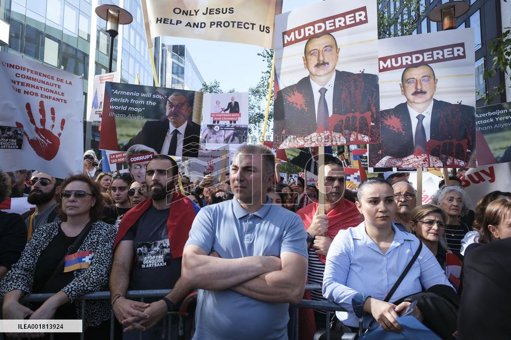 Demonstration In Support Of Nagorno-Karabakh - Brussels