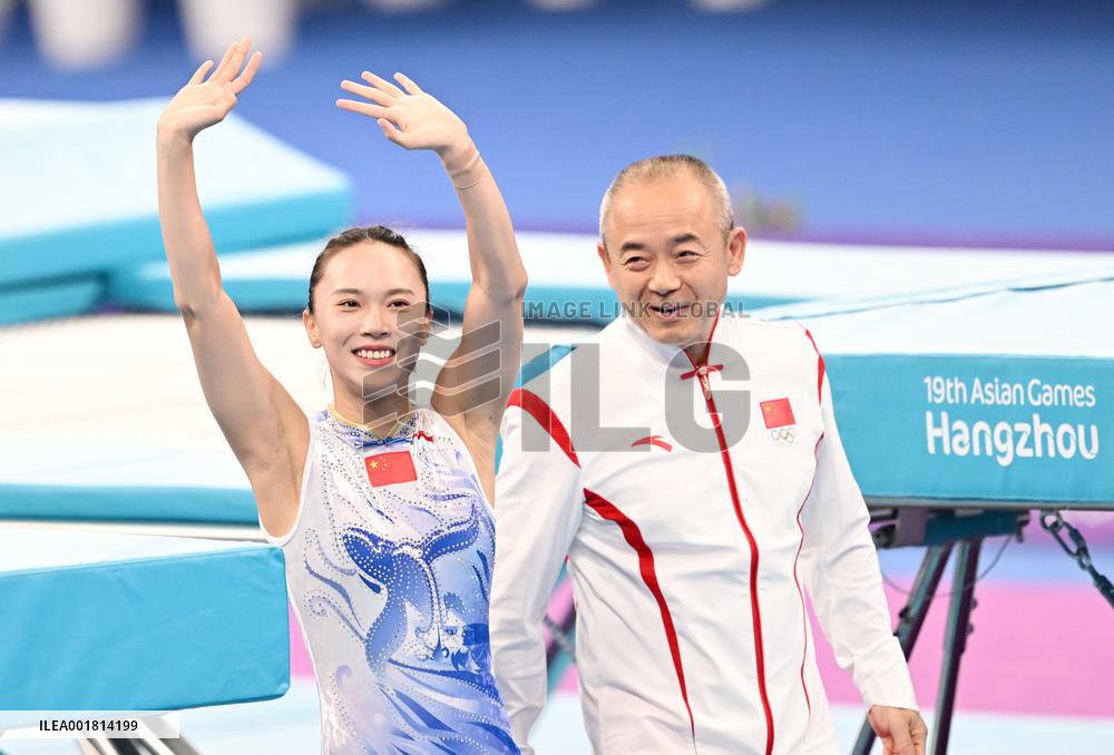 (SP)CHINA-HANGZHOU-ASIAN GAMES-TRAMPOLINE GYMNASTICS (CN)