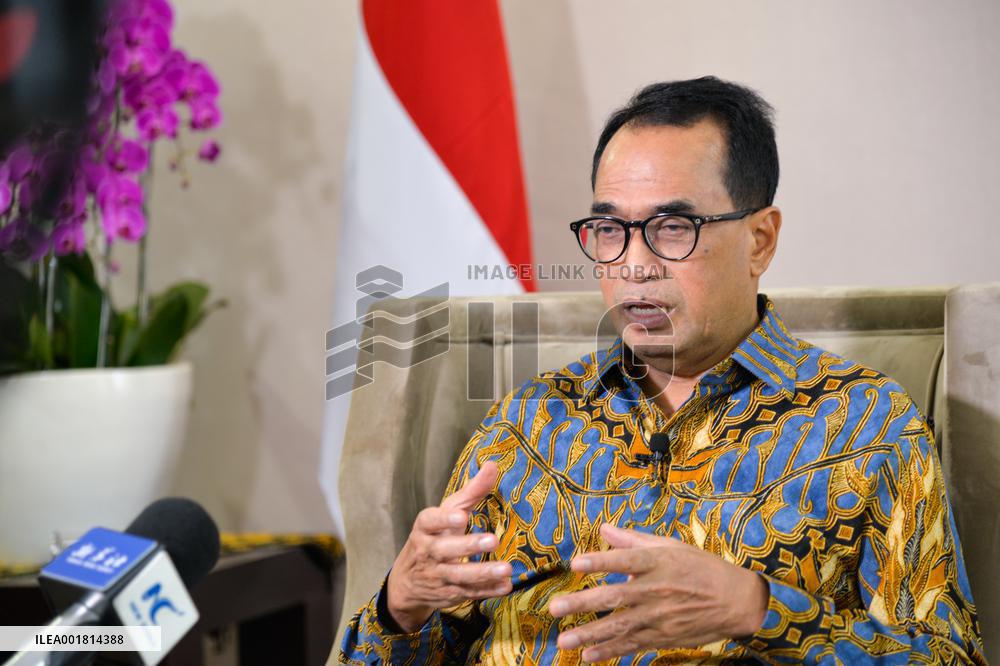 INDONESIA-JAKARTA-TRANSPORTATION MINISTER-INTERVIEW