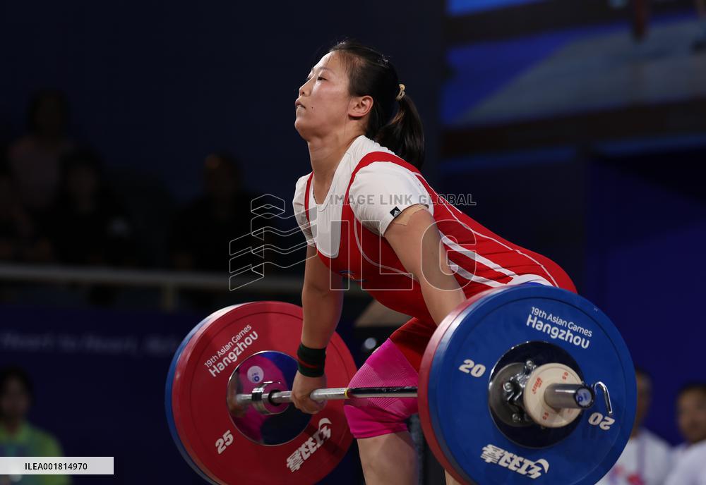 (SP)CHINA-HANGZHOU-ASIAN GAMES-WEIGHTLIFTING(CN)