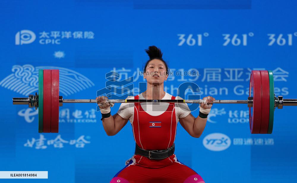 (SP)CHINA-HANGZHOU-ASIAN GAMES-WEIGHTLIFTING(CN)