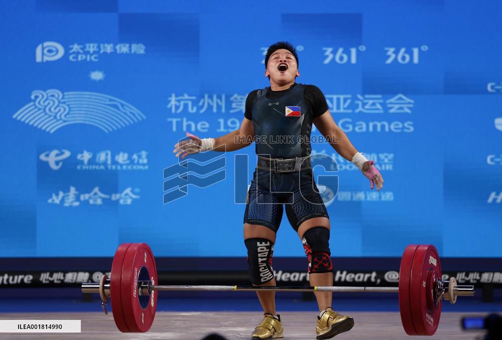 (SP)CHINA-HANGZHOU-ASIAN GAMES-WEIGHTLIFTING(CN)