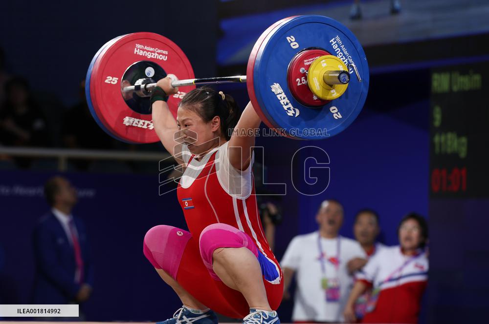 (SP)CHINA-HANGZHOU-ASIAN GAMES-WEIGHTLIFTING(CN)