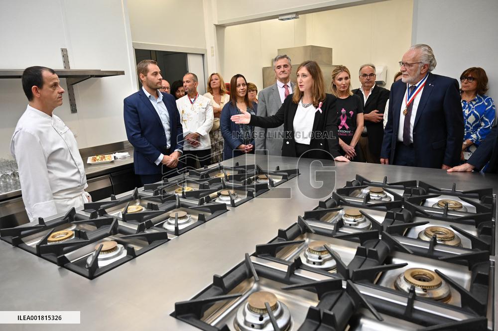 Inauguration Of The New Laboratories At CEPROC - Paris