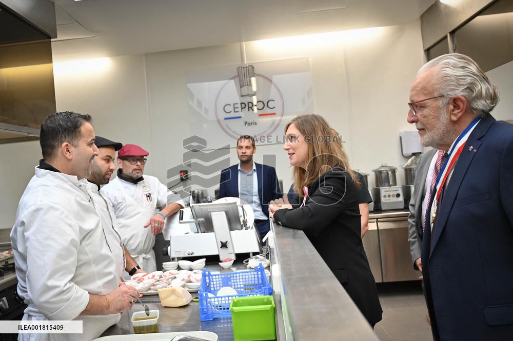 Inauguration Of The New Laboratories At CEPROC - Paris