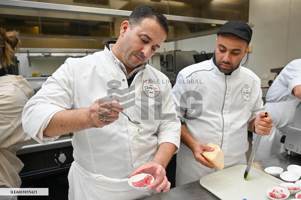 Inauguration Of The New Laboratories At CEPROC - Paris