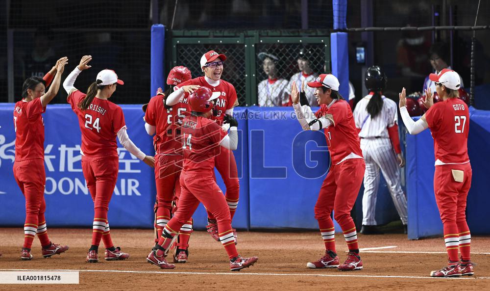 (SP)CHINA-SHAOXING-ASIAN GAMES-SOFTBALL (CN)