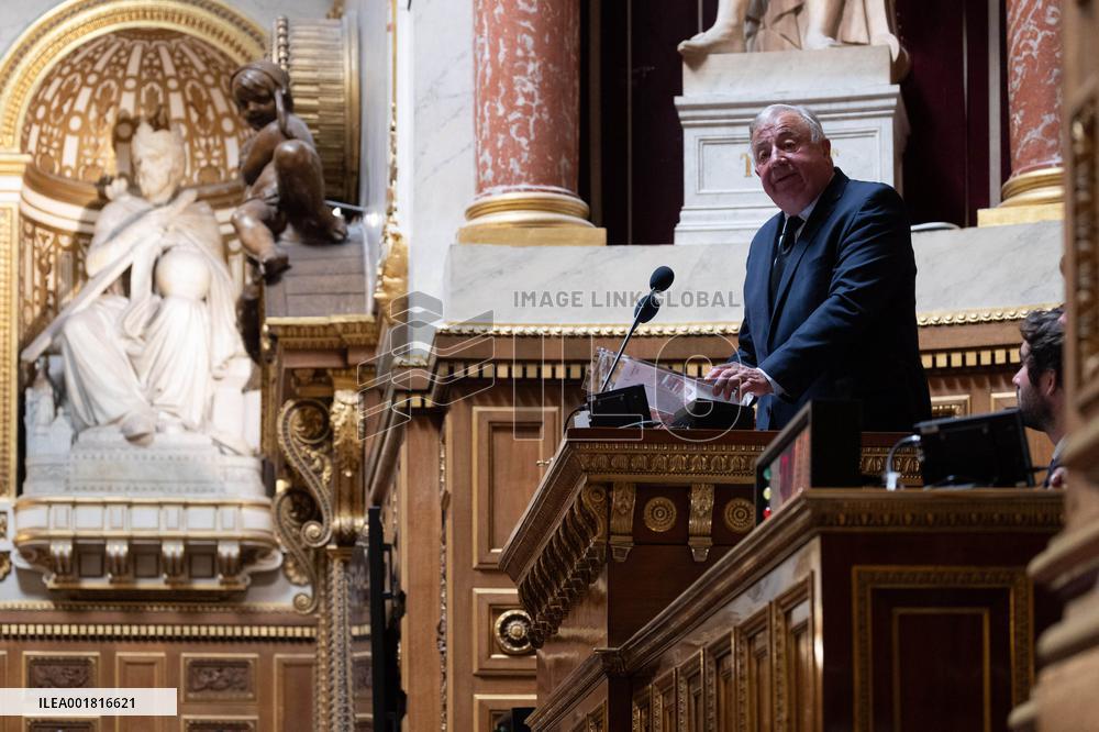 Election of the New President at the French Senate - Paris