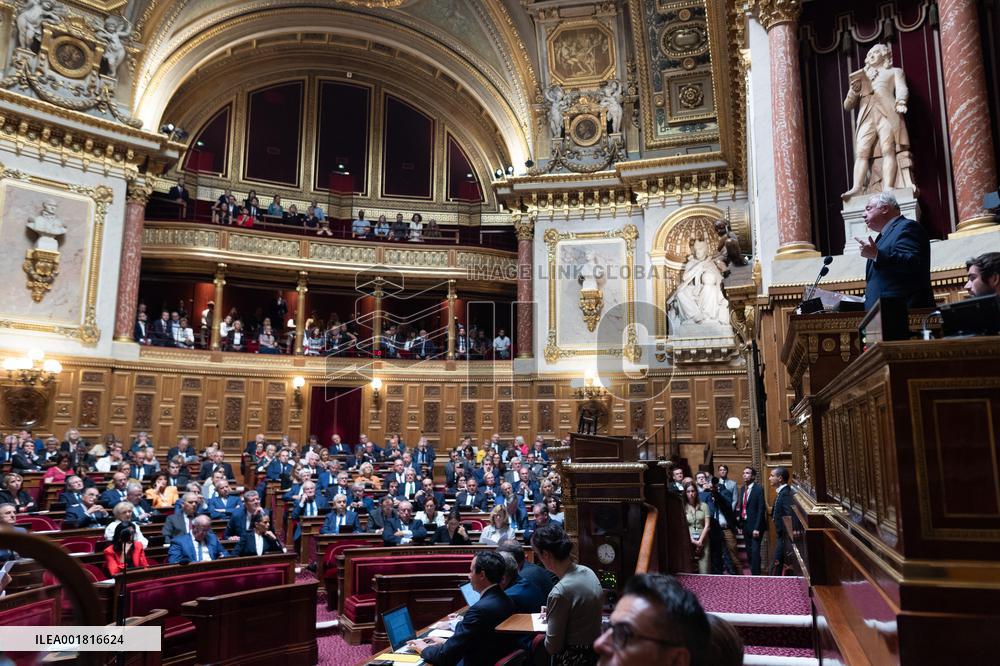 Election of the New President at the French Senate - Paris