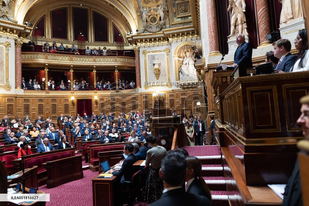 Election of the New President at the French Senate - Paris