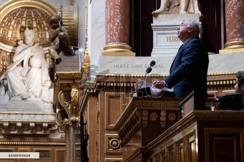 Election of the New President at the French Senate - Paris