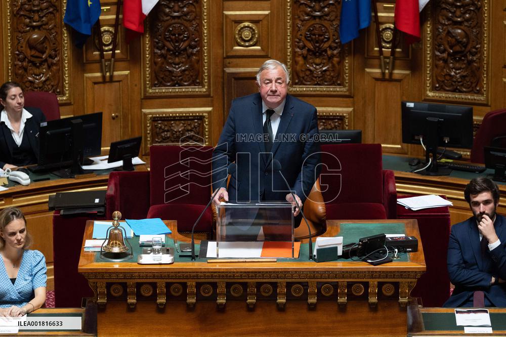 Election of the New President at the French Senate - Paris