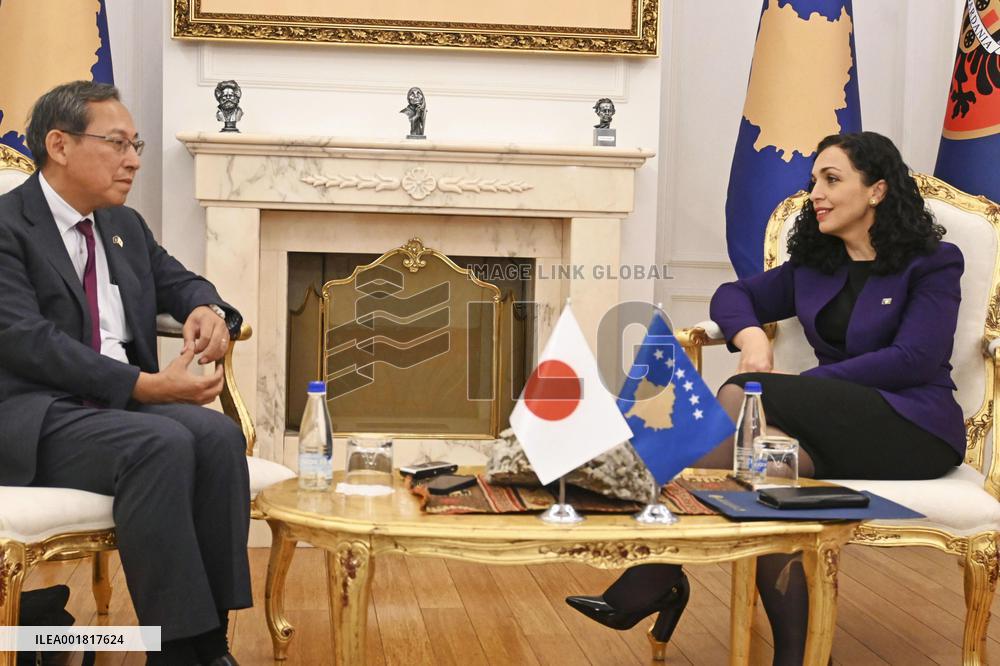 Kosovo President Osmani-Sadriu, Japan's Ambassador in Pristina