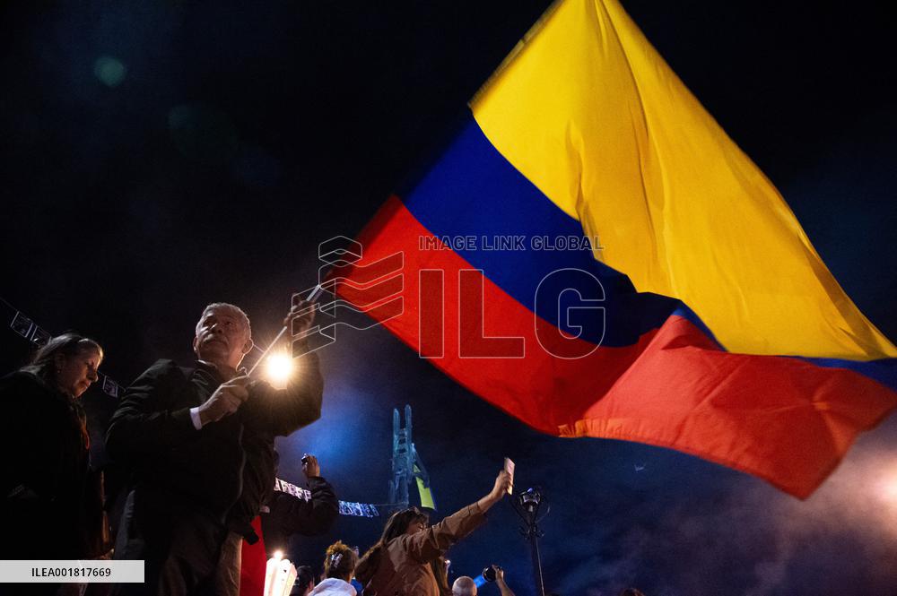 Demonstrations Against Gustavo Petro's Government