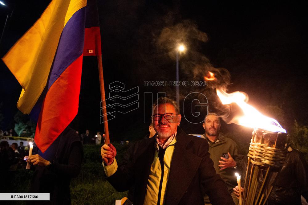 Demonstrations Against Gustavo Petro's Government