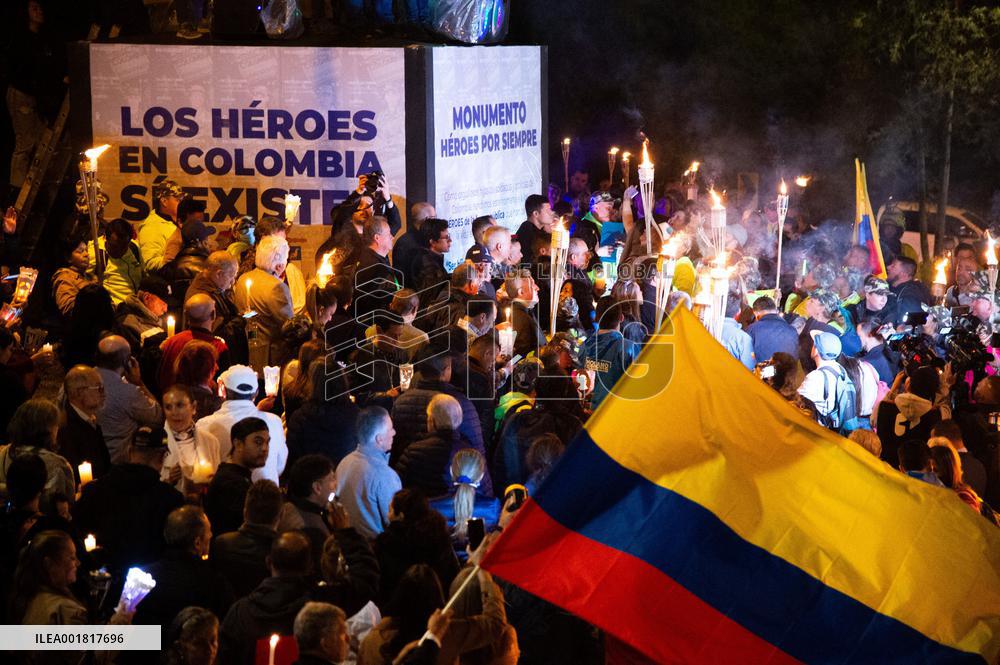 Demonstrations Against Gustavo Petro's Government