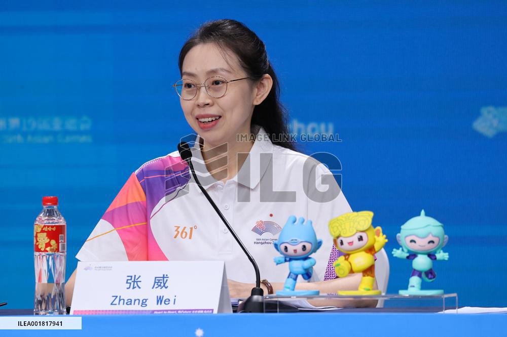 (SP)CHINA-HANGZHOU-ASIAN GAMES-PRESS CONFERENCE (CN)