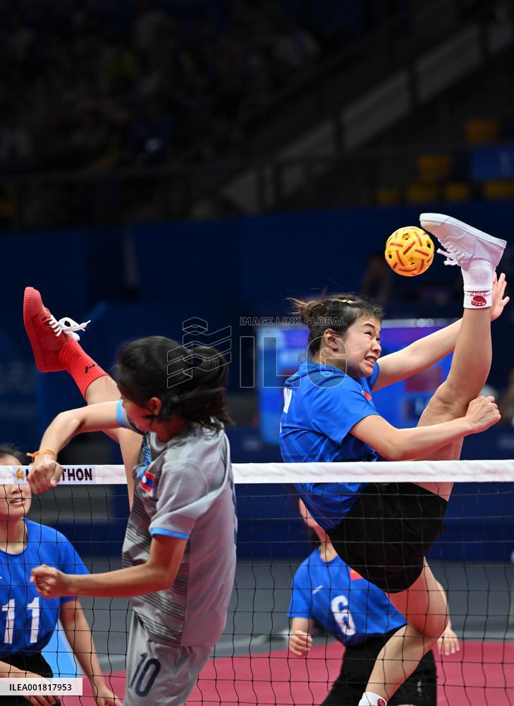 (SP)CHINA-JINHUA-ASIAN GAMES-SEPAKTAKRAW (CN)