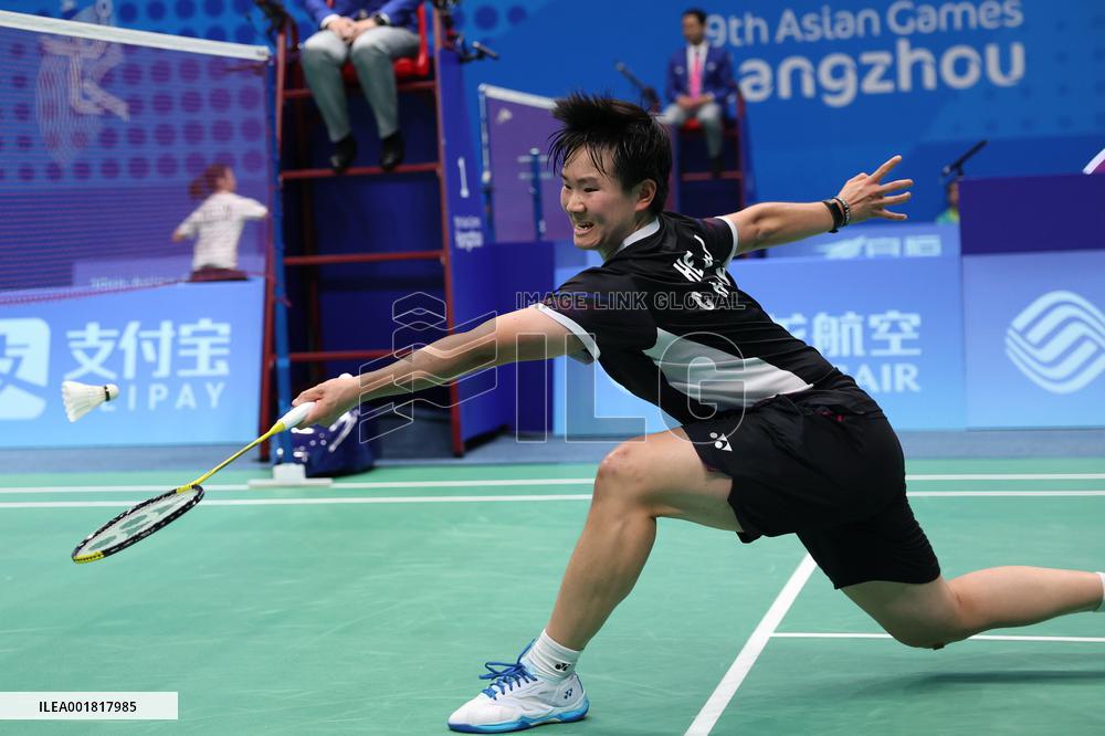 (SP)CHINA-HANGZHOU-ASIAN GAMES-BADMINTON(CN)
