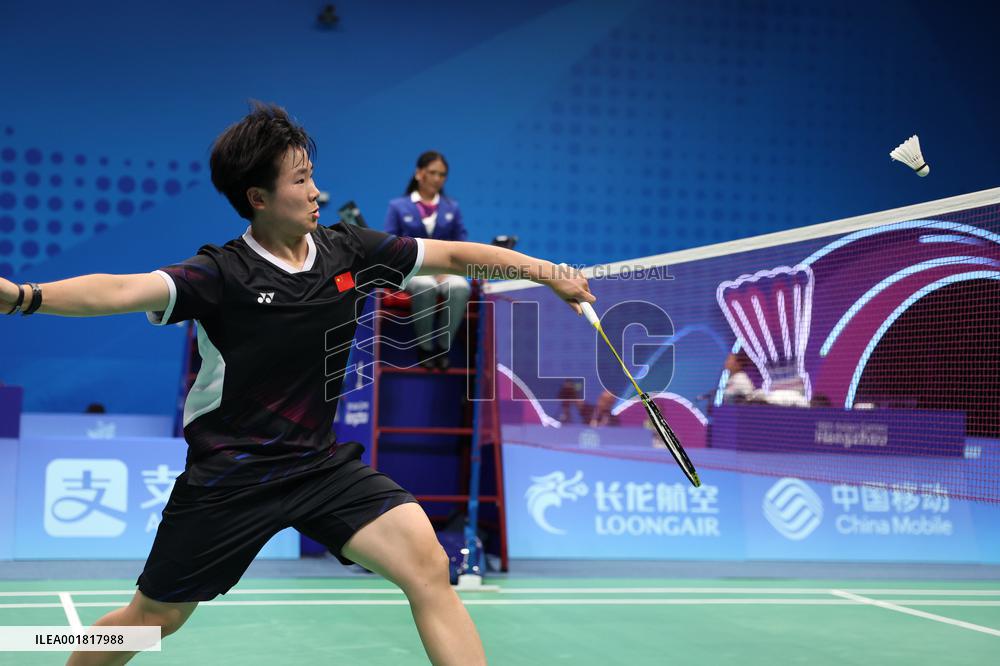 (SP)CHINA-HANGZHOU-ASIAN GAMES-BADMINTON(CN)