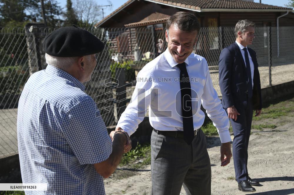 President Macron Unveils 200 New Gendarmerie Brigades Map - Tonneins