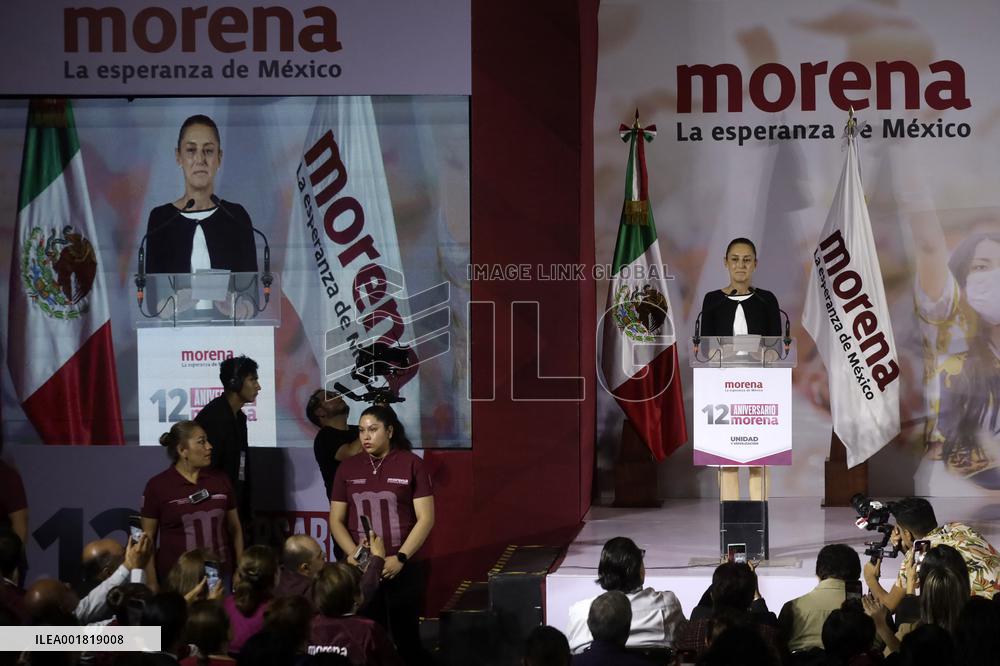 Presidential Candidate Claudia Sheinbaum Campaigns - Mexico