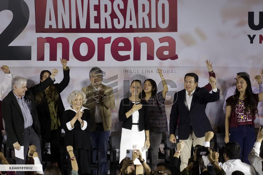 Presidential Candidate Claudia Sheinbaum Campaigns - Mexico