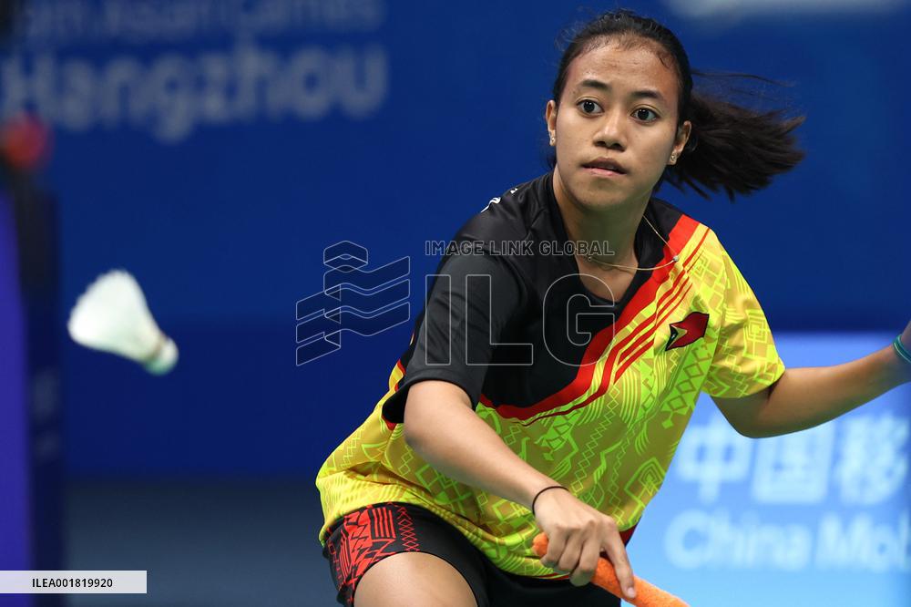 (SP)CHINA-HANGZHOU-ASIAN GAMES-BADMINTON(CN)
