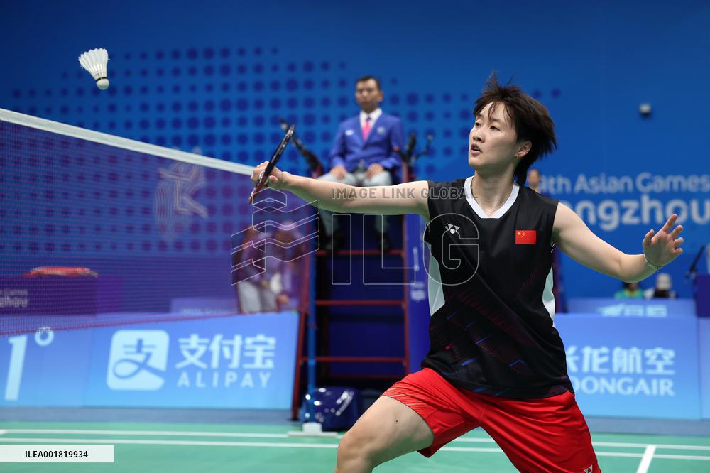 (SP)CHINA-HANGZHOU-ASIAN GAMES-BADMINTON(CN)