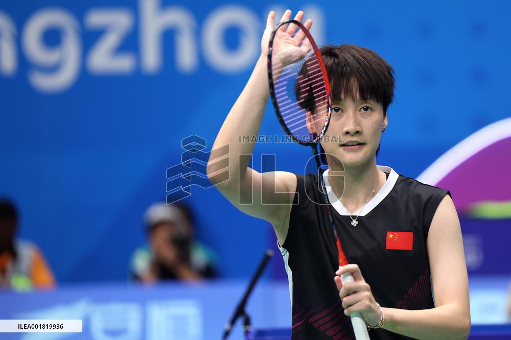 (SP)CHINA-HANGZHOU-ASIAN GAMES-BADMINTON(CN)