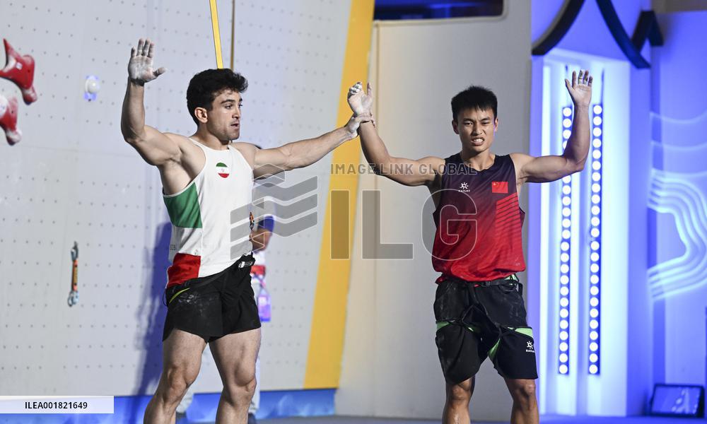 (SP)CHINA-SHAOXING-ASIAN GAMES-SPORT CLIMBING(CN)