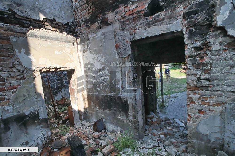 Architectural monument of 1792 destroyed in Izium by Russian shelling